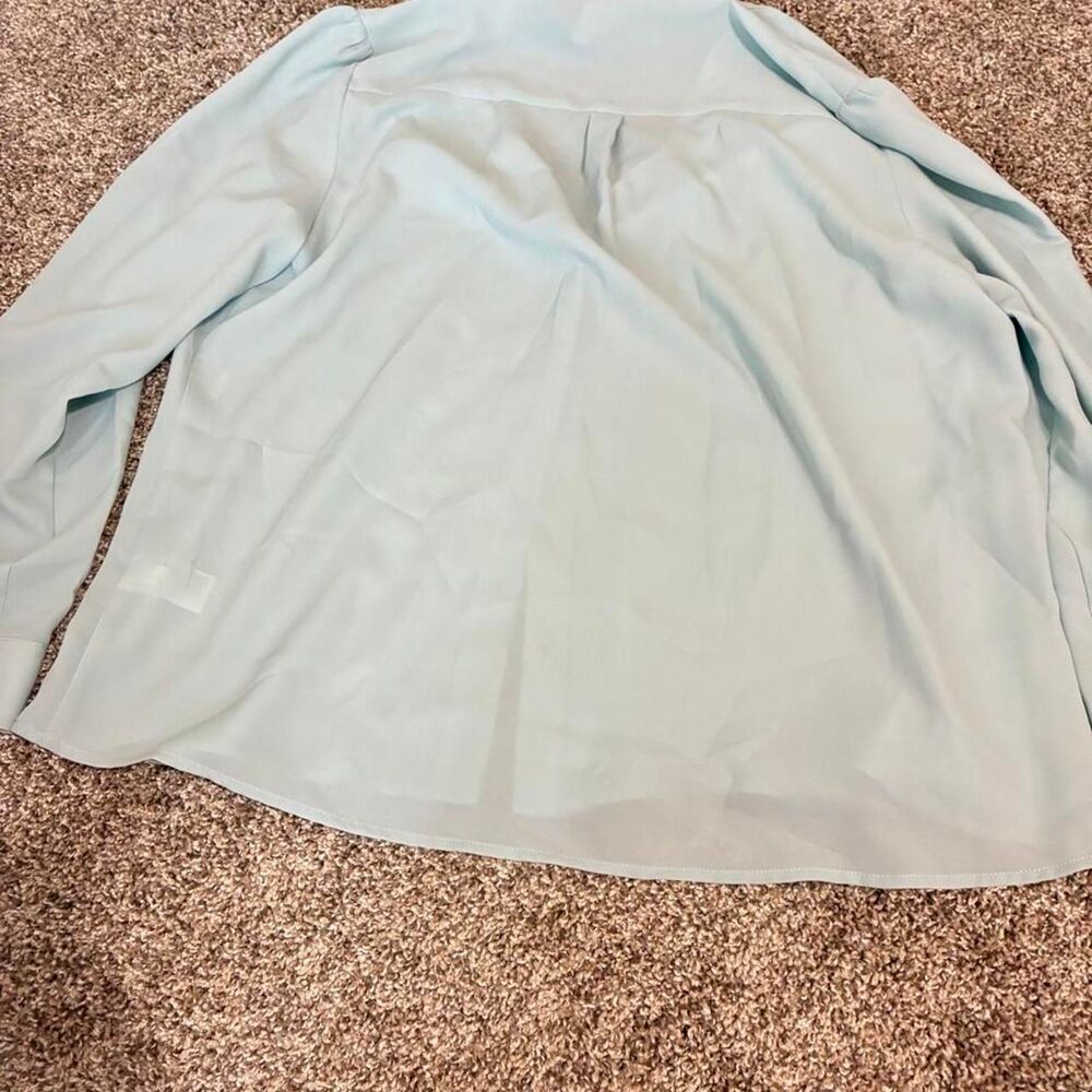 Alex-mill Women's Blue Blouse NEW Size XL - Picture 3 of 3